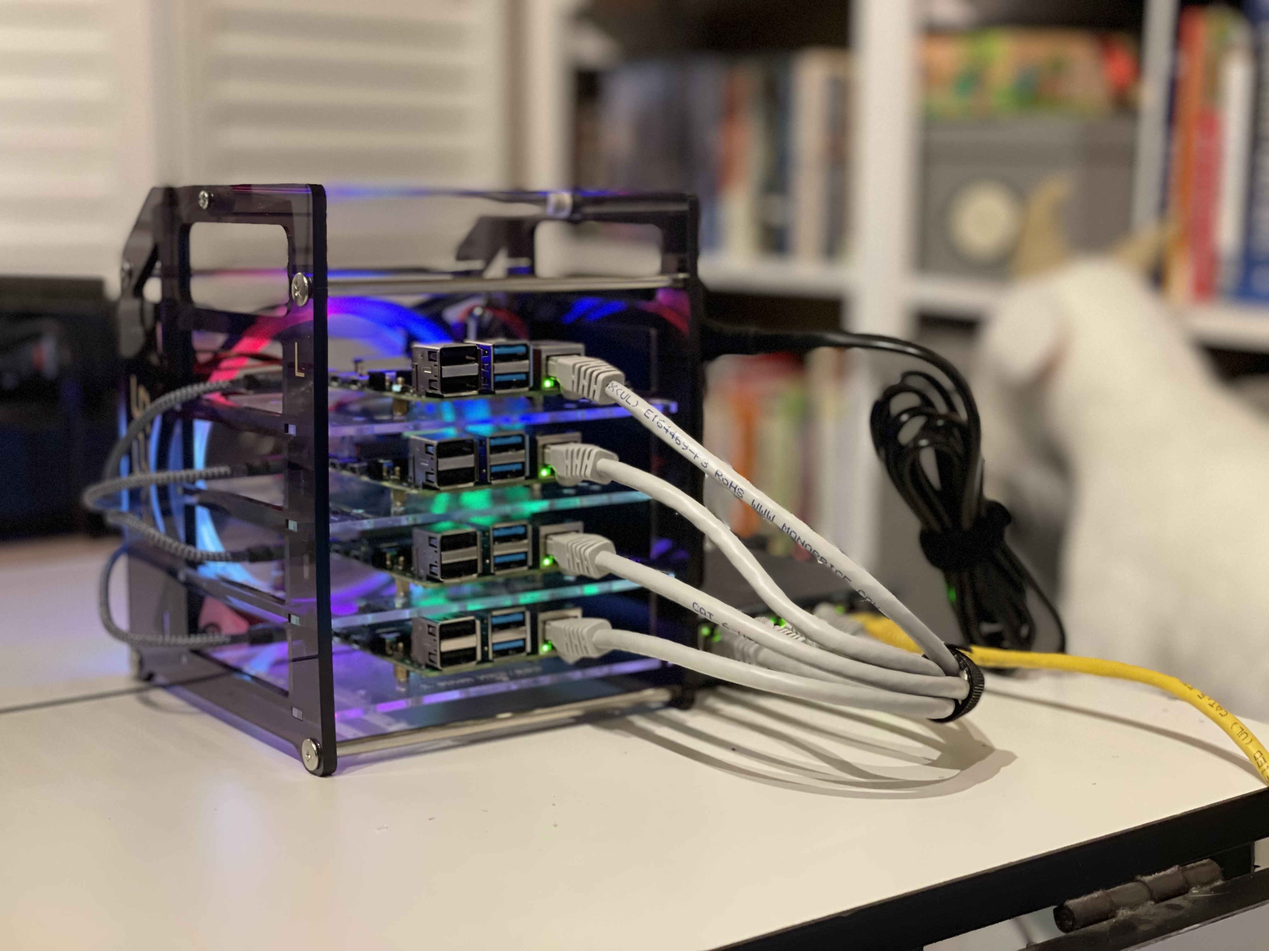 Assembled RPi cluster